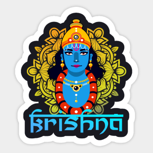 Krishna Mandala Hinduism Gift Sticker